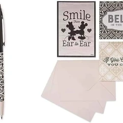 item Disney Parks - Notepad & Ink Pen Set- Homestead Collection -Mickey & Minnie Mouse 61cdltzgx8l-ac-sx679-jpg