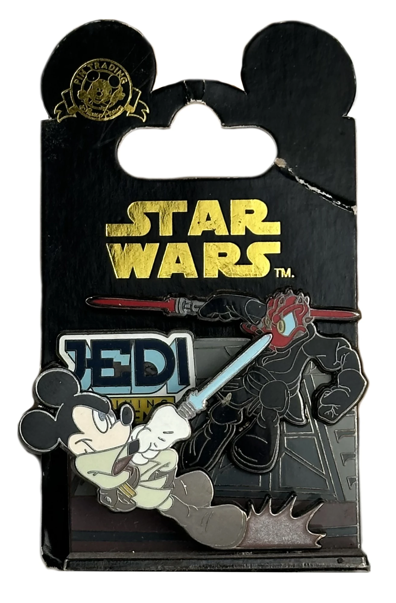 item Star Wars Pin - Mickey's Pin Odyssey 2008 - Diorama - Jedi Mickey vs. Darth Donald IMG_2350