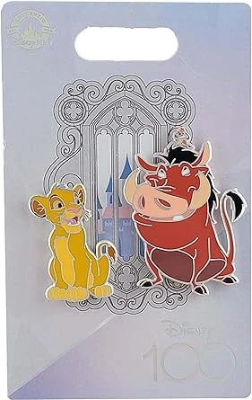 item Disney Pin - Disney 100 Celebration - Platinum - Simba, Timon and Pumbaa 81qt6rtcql-ac-sy445-sx342-jpg