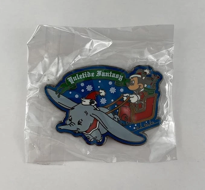 item Disney Pin and Lanyard – Yuletide Fantasy 2013 Tour – Mickey & Dumbo 71mihj2m1zs-ac-sx679-jpg