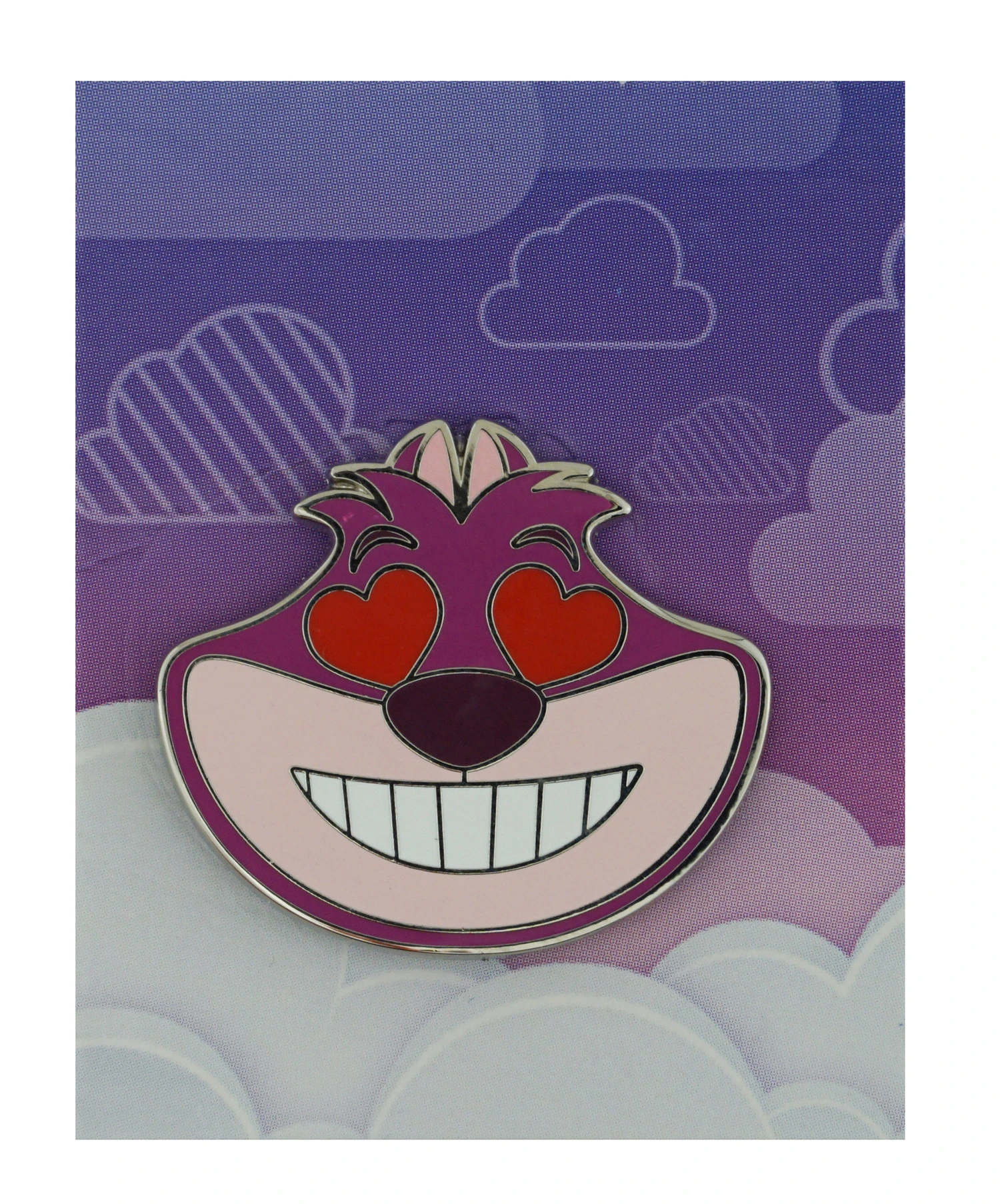 item Disney Pin - Emoji Blitz Alice in Wonderland - Cheshire Cat Heart Eyes Only 122473