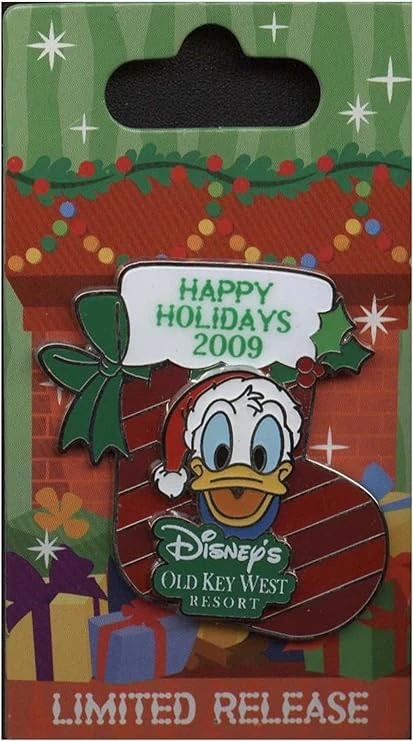 item Disney Pin - Happy Holidays 2009 - Old Key West Resort - Donald Duck 71-3k68rnul-ac-sy741-jpg