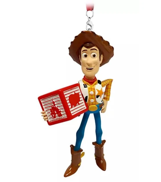 item Ornament - Woody with Block OrnWoody