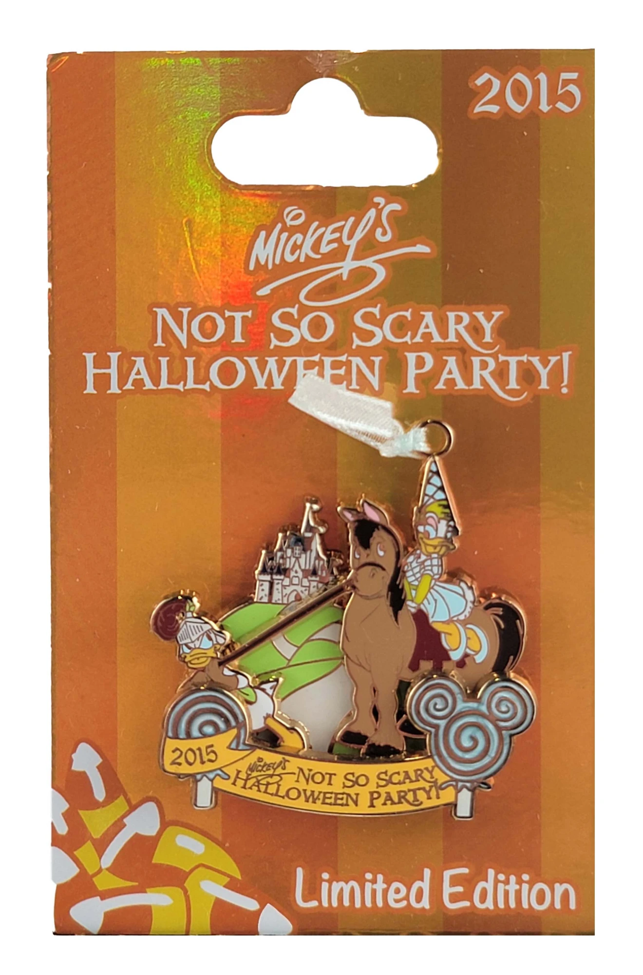 item Disney Pin - Mickey's Not so Scary Halloween Party - 2015 - Donald and Daisy Duck 111489
