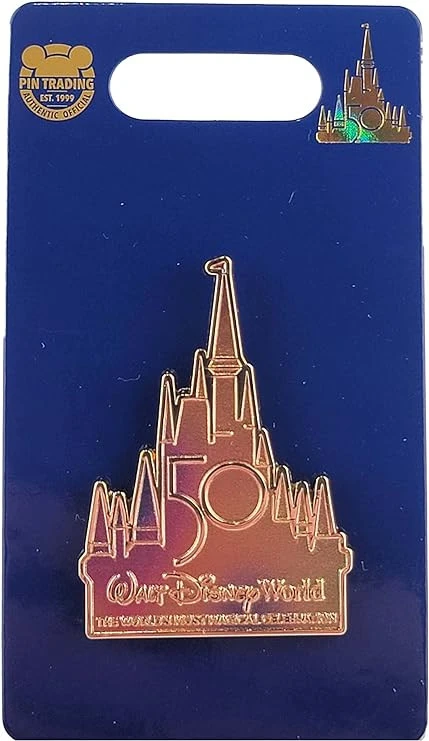 item Disney Pin - Walt Disney World - 50th Anniversary - Iridescent Cinderella Castle 71lhybuwr0l-ac-sy741-jpg