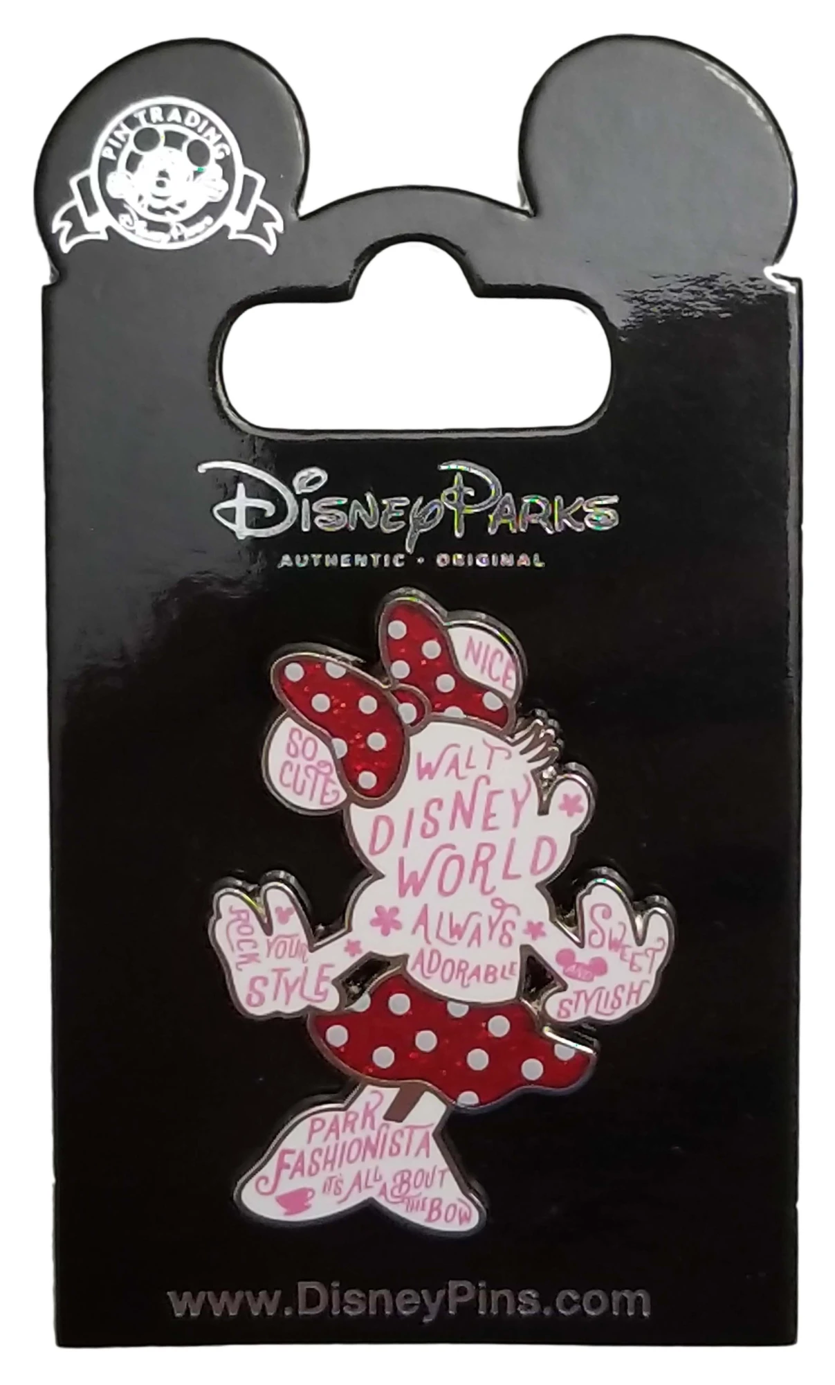 item Disney Pin - Rock the Dots - Word Filled - Minnie 126785.webp