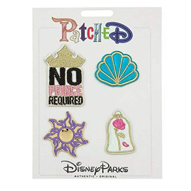 products Disney Parks Patch - Princess Set -No Prince Required, Ariel, Shell and Rose