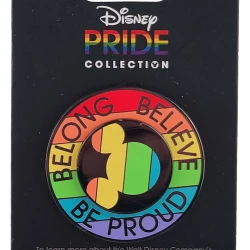 item Disney Pin - Belong, Believe and Be Proud - Rainbow 148091c
