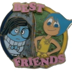 item Disney Pin - Best Friends Series - Inside Out - Joy and Sadness 109922w