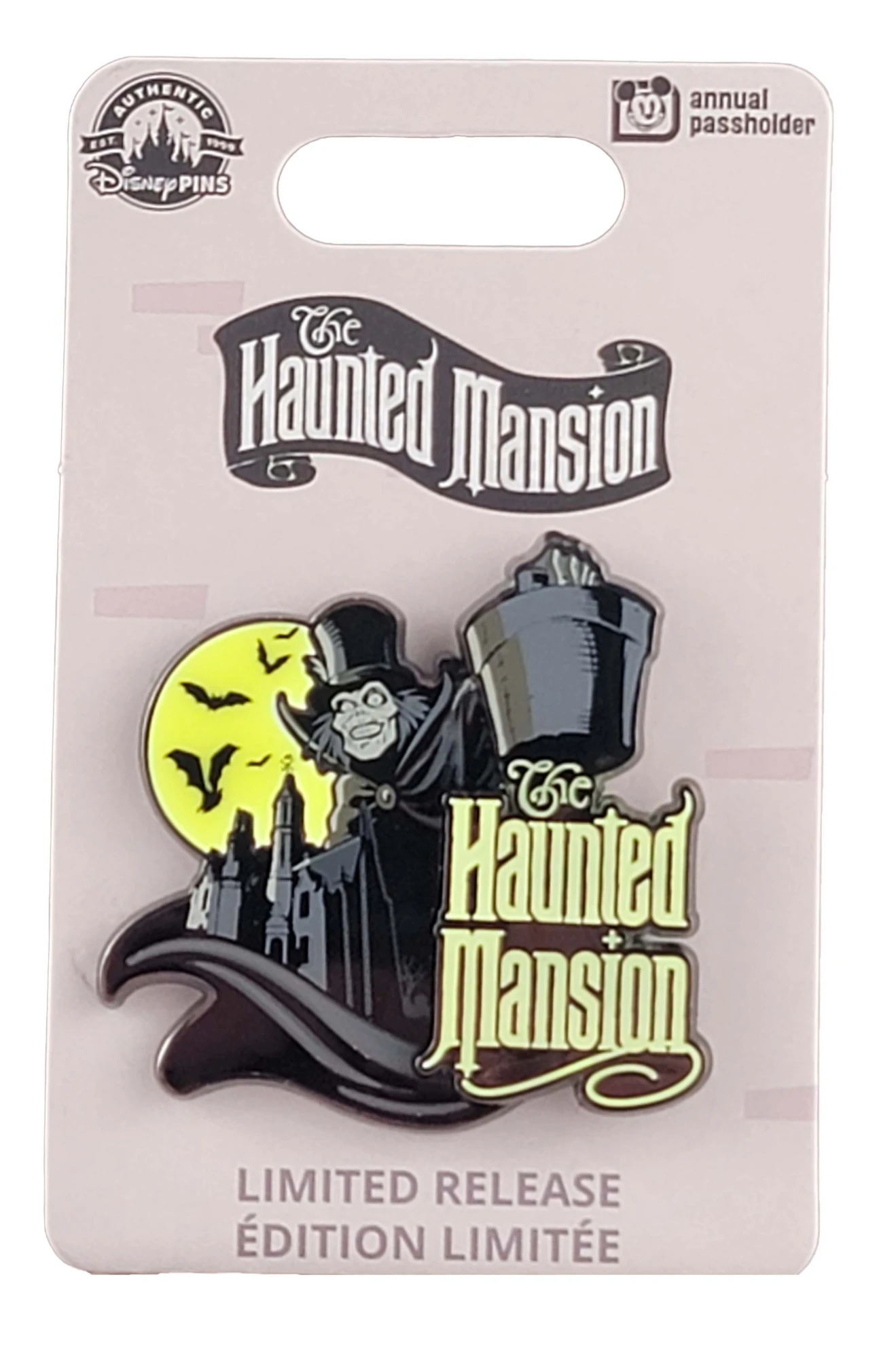 item Disney Pin - Haunted Mansion - Hatbox Ghost - Passholder 151367 1