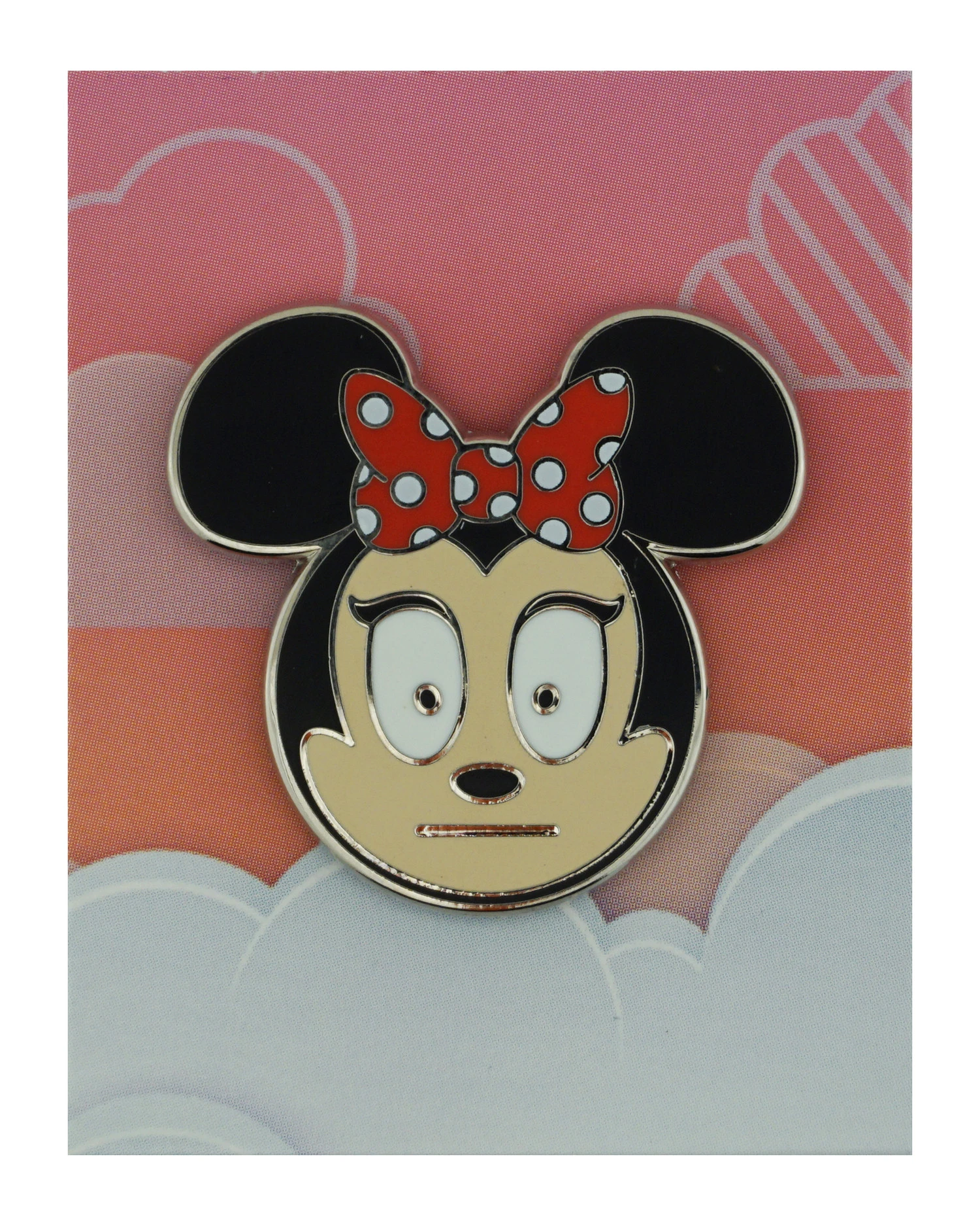 item Disney Pin - Emoji Blitz Minnie Booster - Minnie Mouse Scared Only 122049