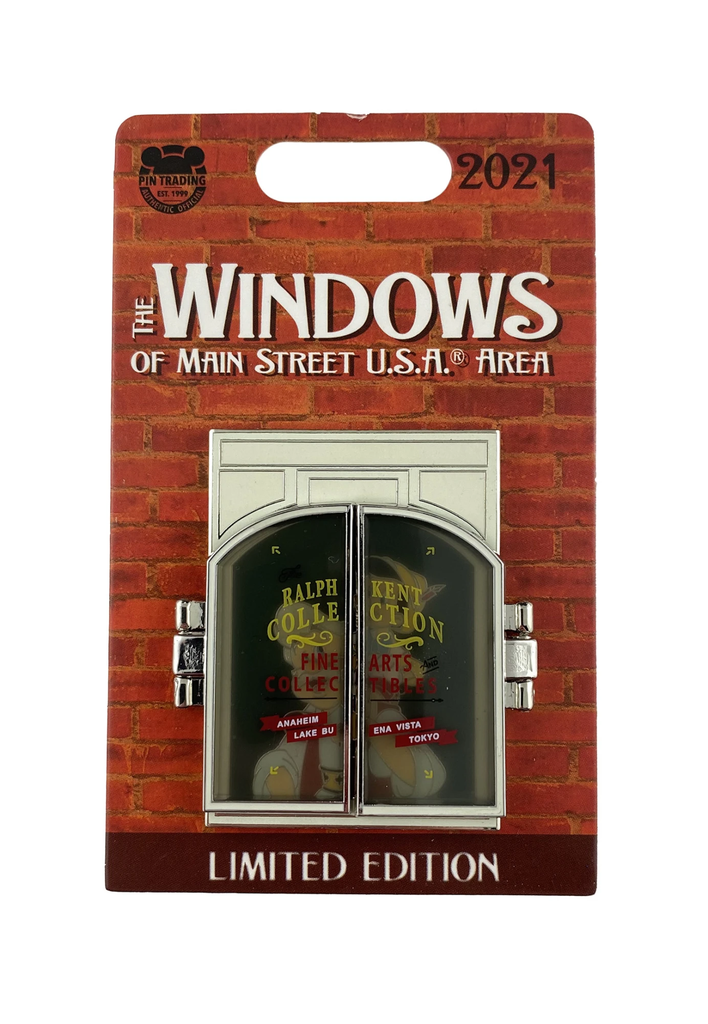 item Disney Pin - The Windows On Main Street U.S.A Series - Pinocchio And Geppetto 153390 1