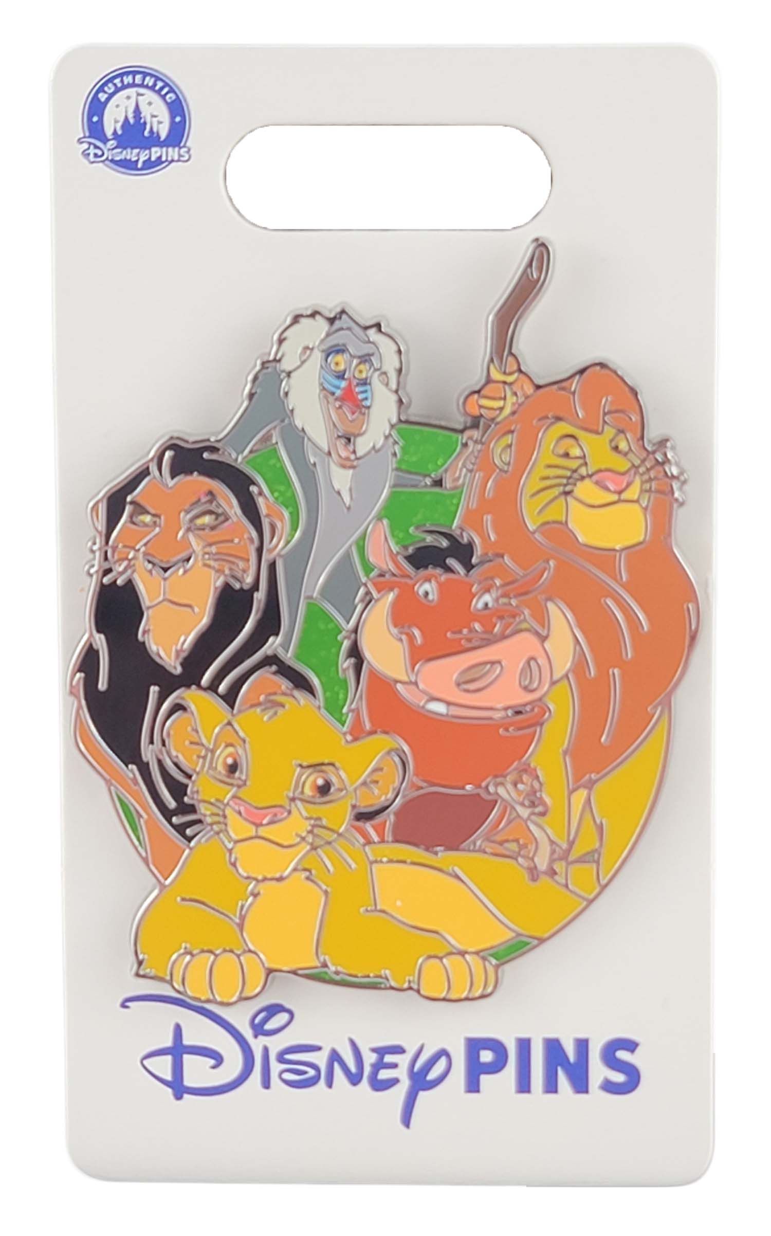 products Disney Pin - Character Clusters - Lion King Cast - Young Simba, Pumbaa, Timon, Scar and Rafiki