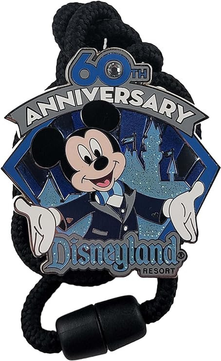 products Disney Pin - Cast Member Bolo - Disneyland 60th Diamond Anniversary - Mickey