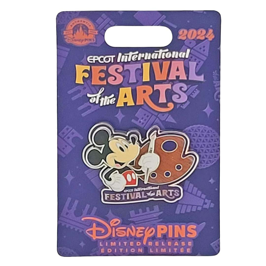 products Disney Pin - 2024 Epcot Festival Of The Arts Mickey Logo