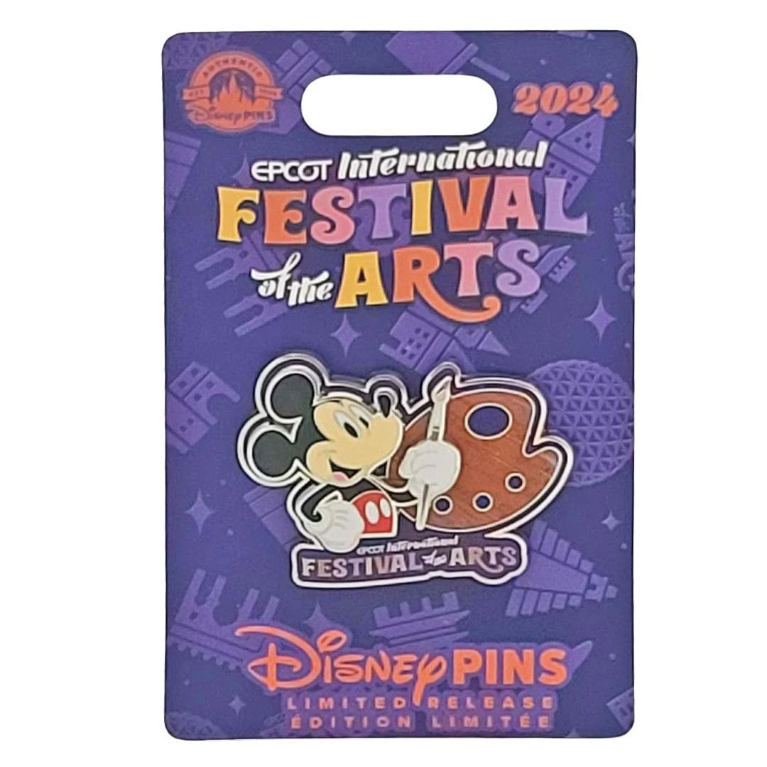 item Disney Pin - 2024 Epcot Festival Of The Arts Mickey Logo 103622aml1jpg