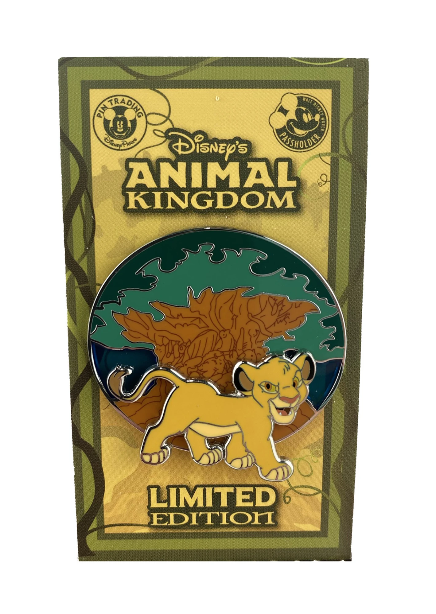 item Disney Pin - 2020 Passholder Quarterly - Animal Kingdom Simba 145568