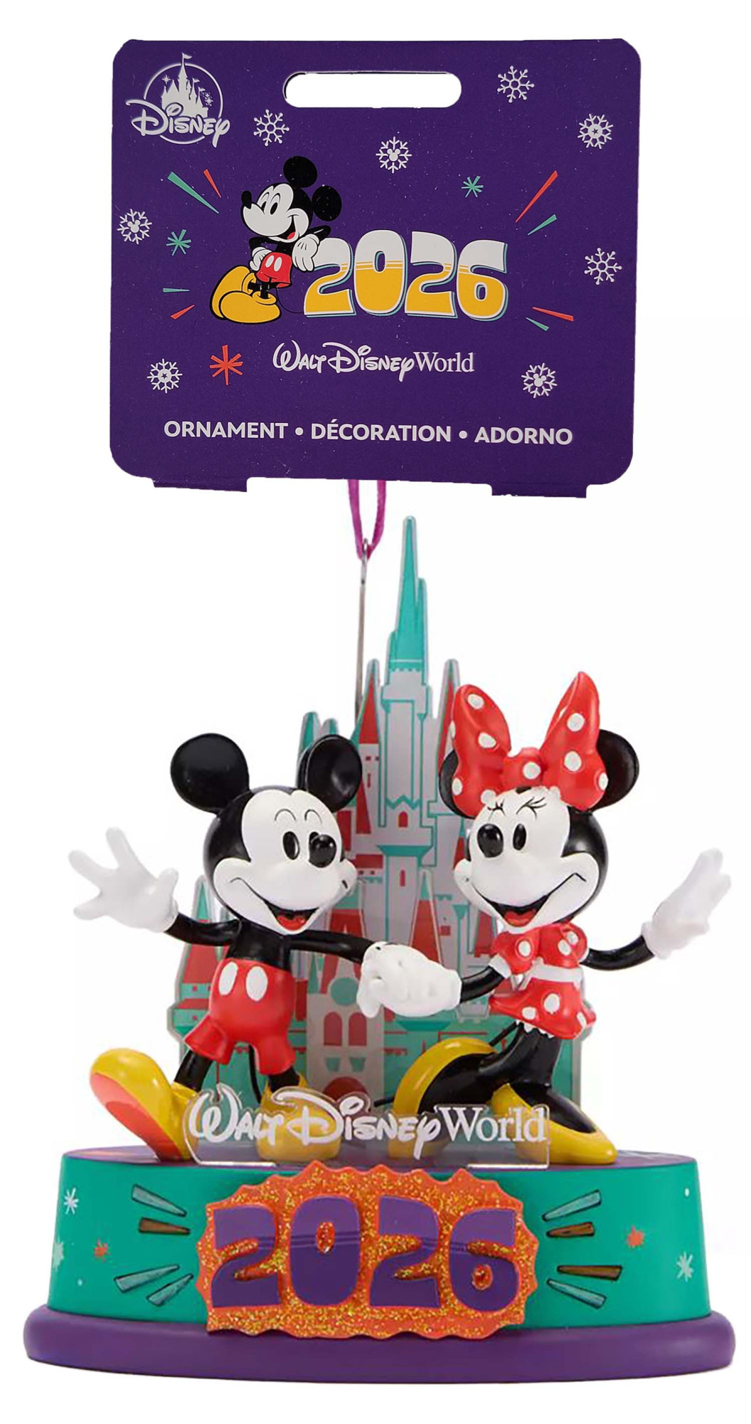 products Disney Parks Figurine Ornament - 2026 Walt Disney World - Mickey Mouse Ears