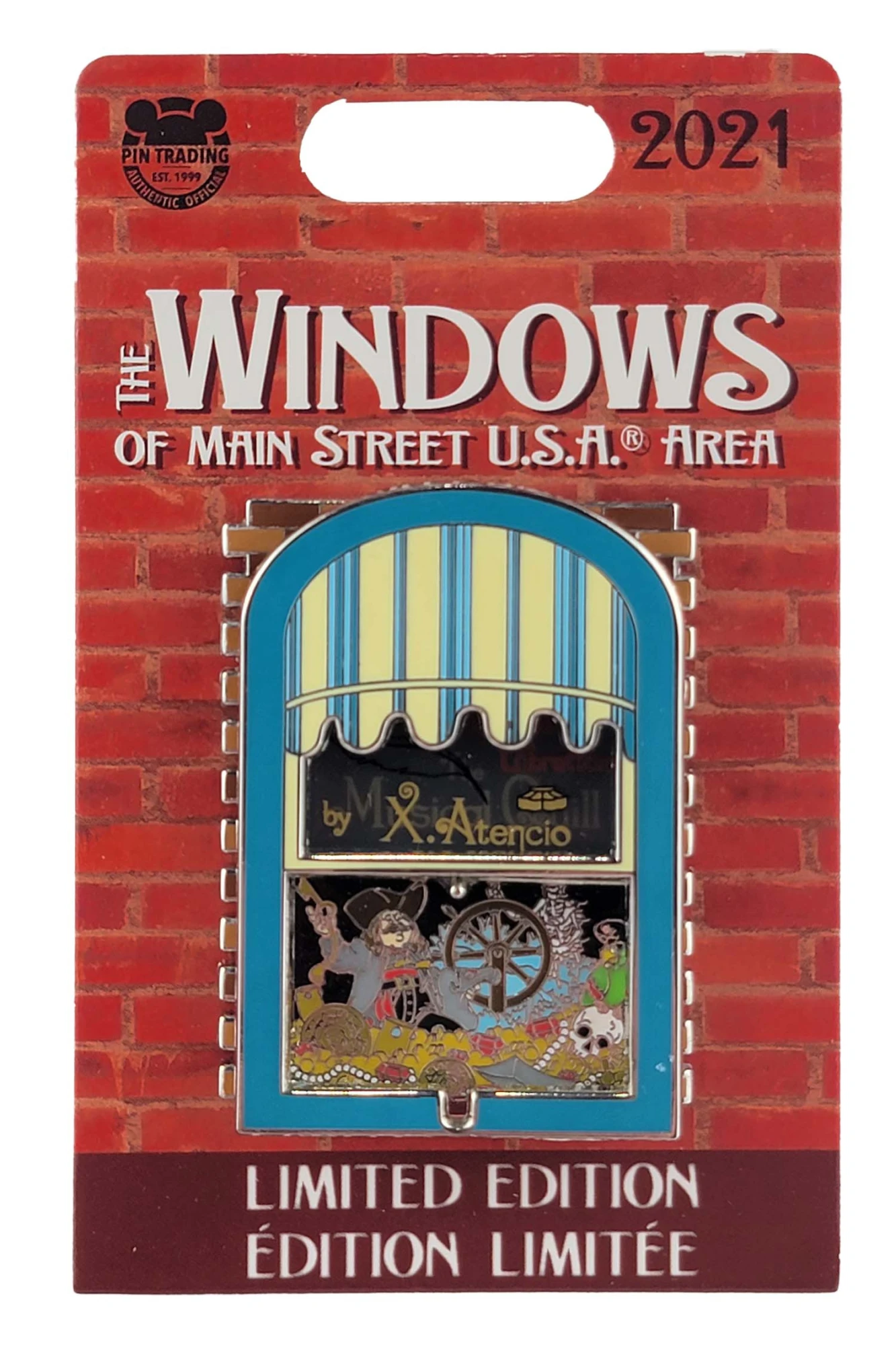 item Disney Pin - The Windows On Main Street U.S.A Series - The Musical Quill 153205 2