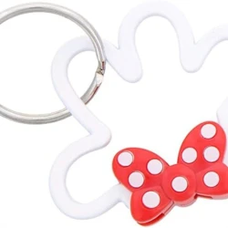 item Disney Parks Keychain - Minnie Mouse Signature Polka Dot Bow - Carabiner 51y0punva3l-ac-sx679-jpg