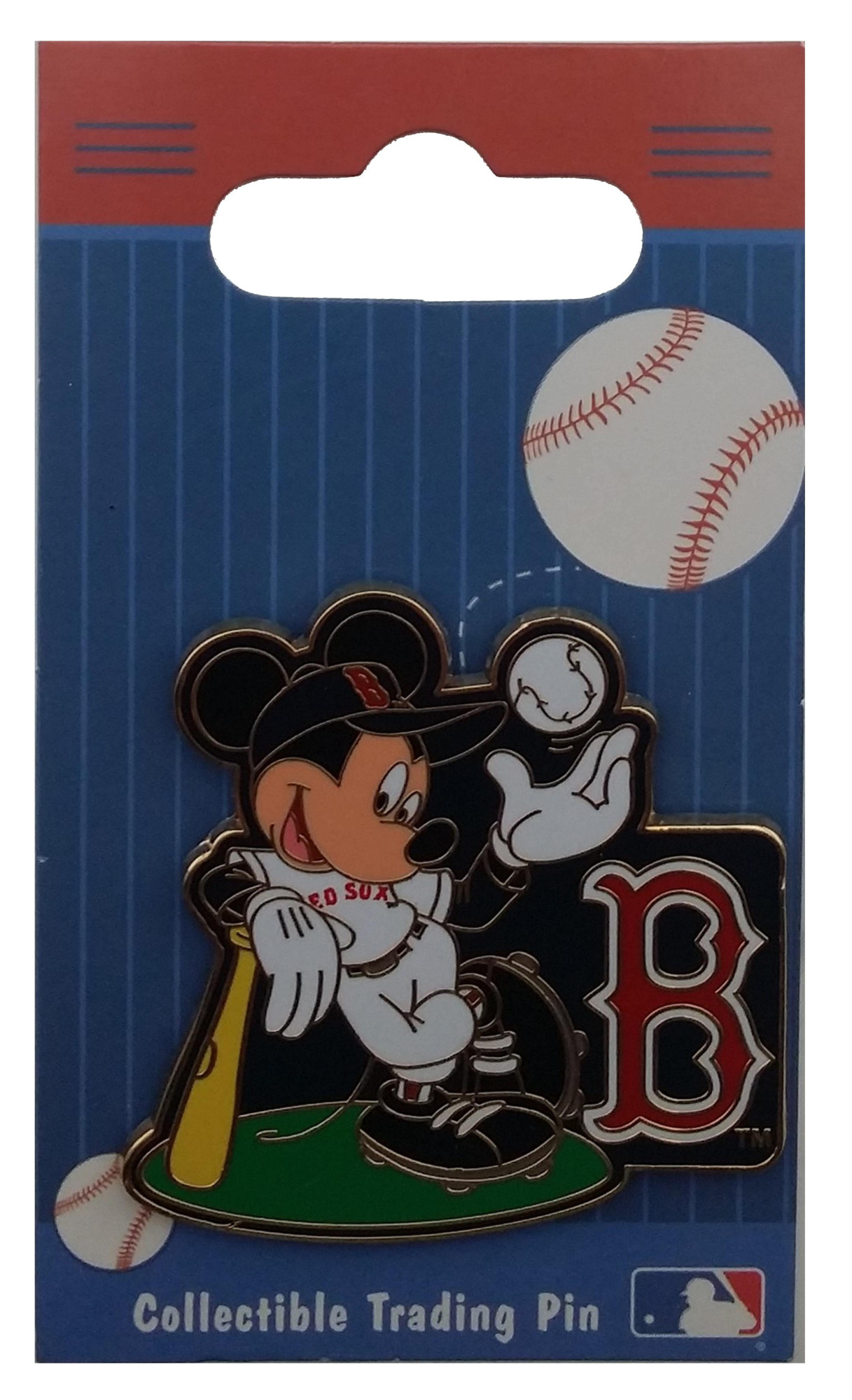 products Disney Pin - Mickey Mouse - Major League Baseball - Boston Red Sox