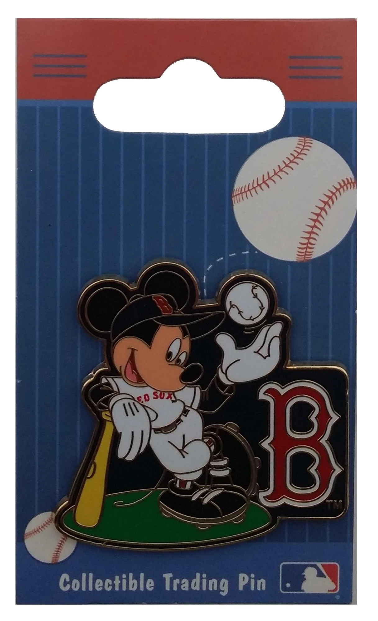 item Disney Pin - Mickey Mouse - Major League Baseball - Boston Red Sox 45151