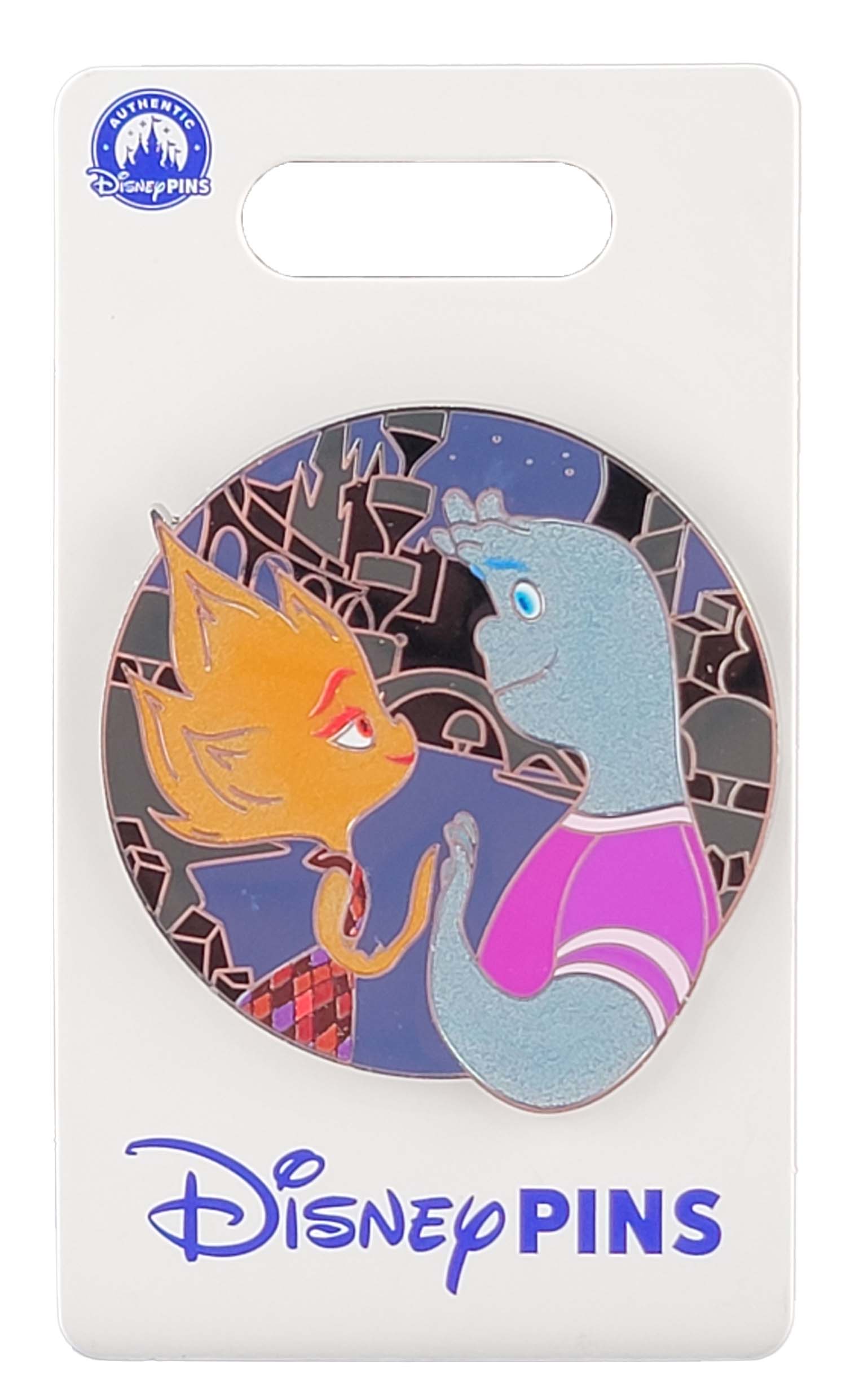 products Disney Pin - Elemental - Profiles - Wade Ripple and Ember Lumen