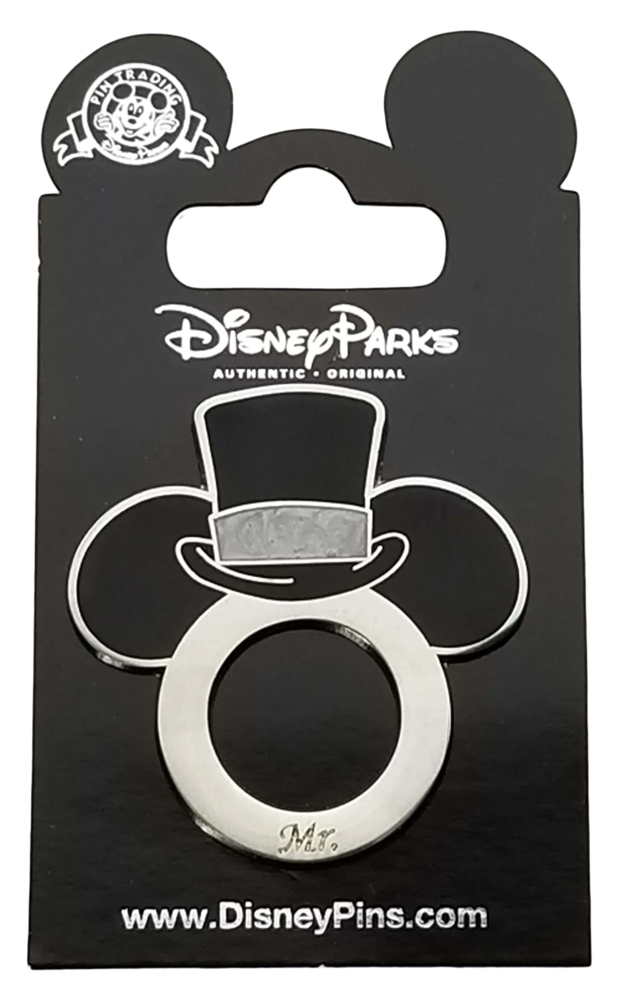 item Disney Pin - Mickey Mouse Icon - Mr. Wedding Ring 122002