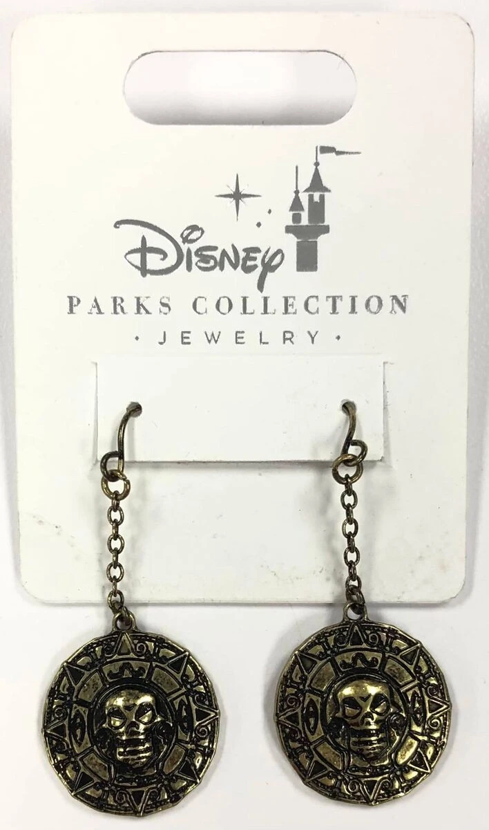 item Disney Parks - Cursed Medallion - Pirates of The Caribbean- Earrings s-l1200jpg