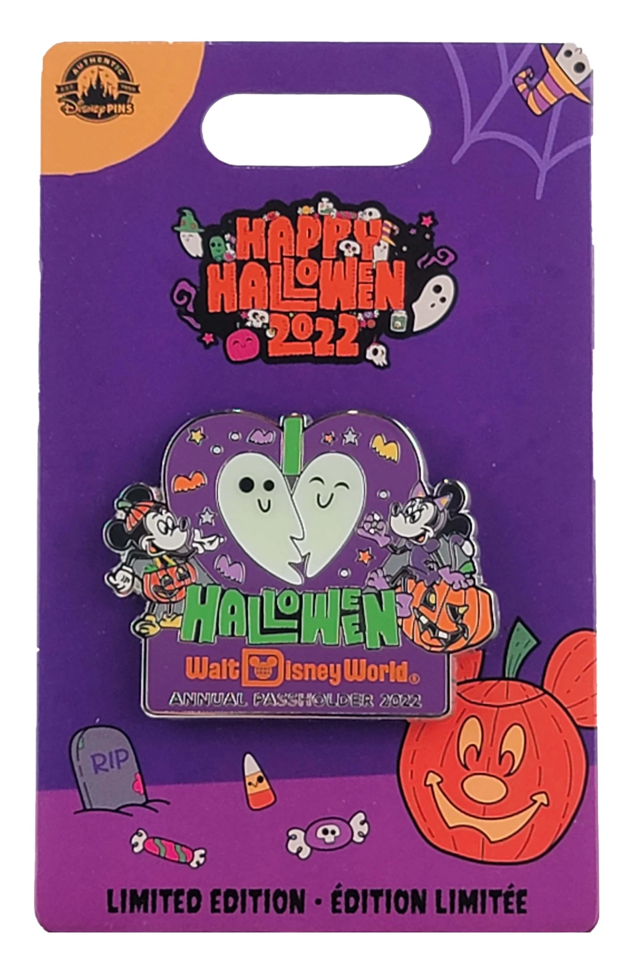 item Disney Pin - Mickey & Minnie - Halloween 154965
