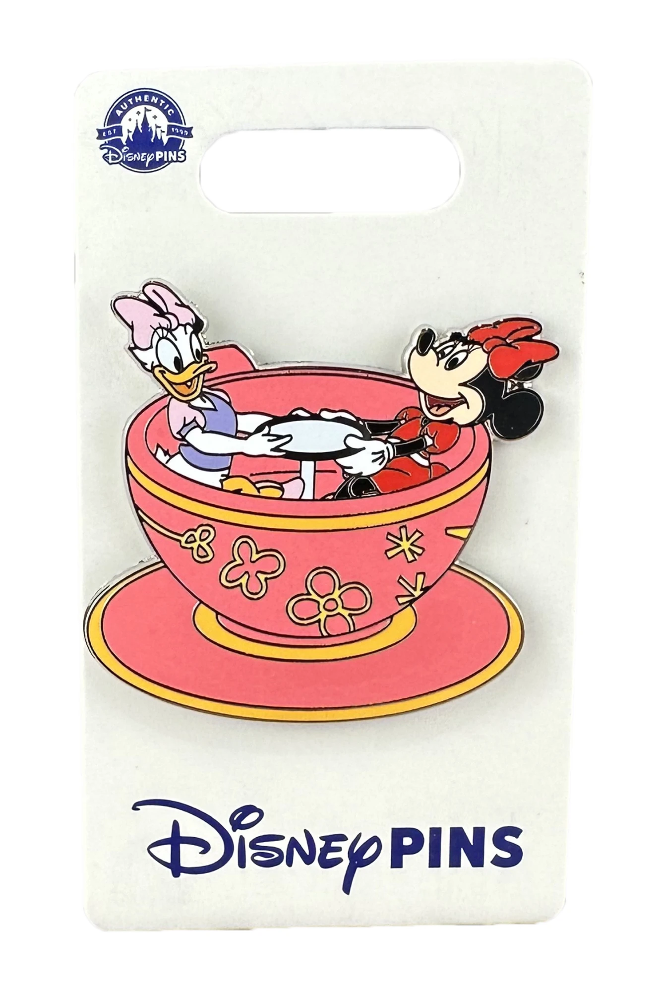 item Disney Pin - Minnie and Daisy - Mad Tea Party - Attraction - Teacup 162994