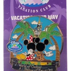 item Disney Pin - Disney Vacation Club - Minnie and Mickey - A World of Choices A Lifetime of Memories - Spinner 81336