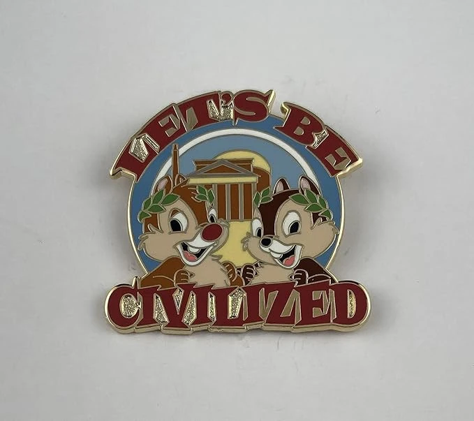 item Adventures By Disney Pin - Viva Italia - Chip 'n' Dale - Let's be Civilized (2008) 71uycxe4gss-ac-sx679-jpg