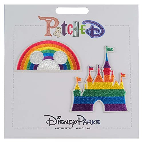 products Disney Parks - PatcheD - Rainbow Pride Collection - Mickey Ears and Cinderella Castle