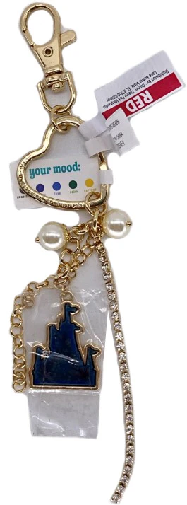item Disney Parks Keychain - Cinderella Castle and Heart - Color Change Mood Detector KeychainCastleMood 1