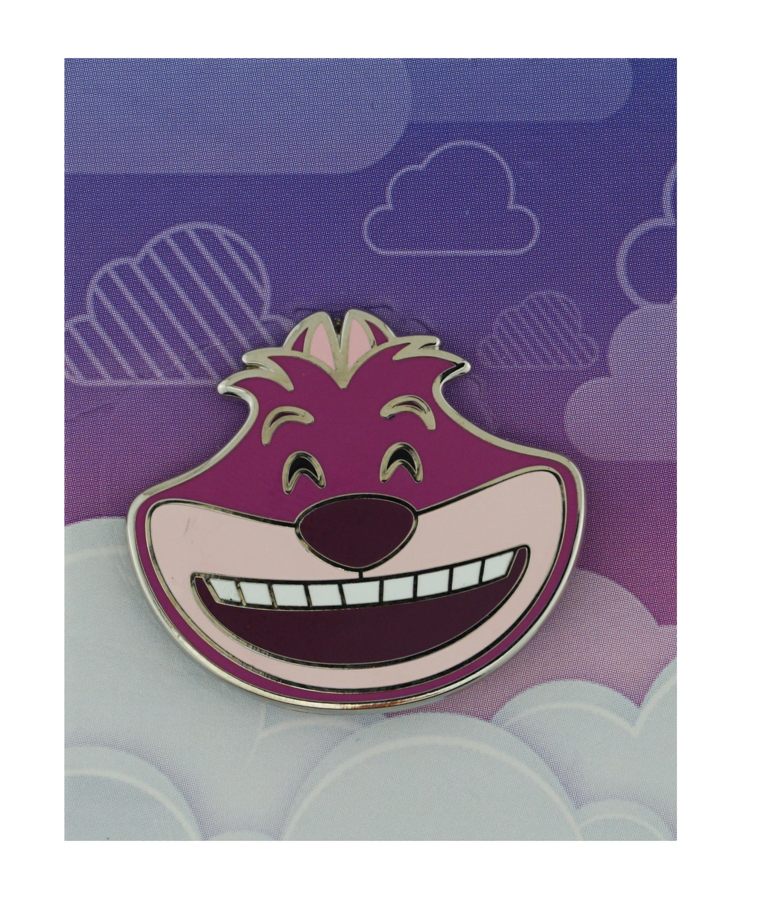 item Disney Pin - Emoji Blitz Alice in Wonderland - Cheshire Cat Grin Only 122472