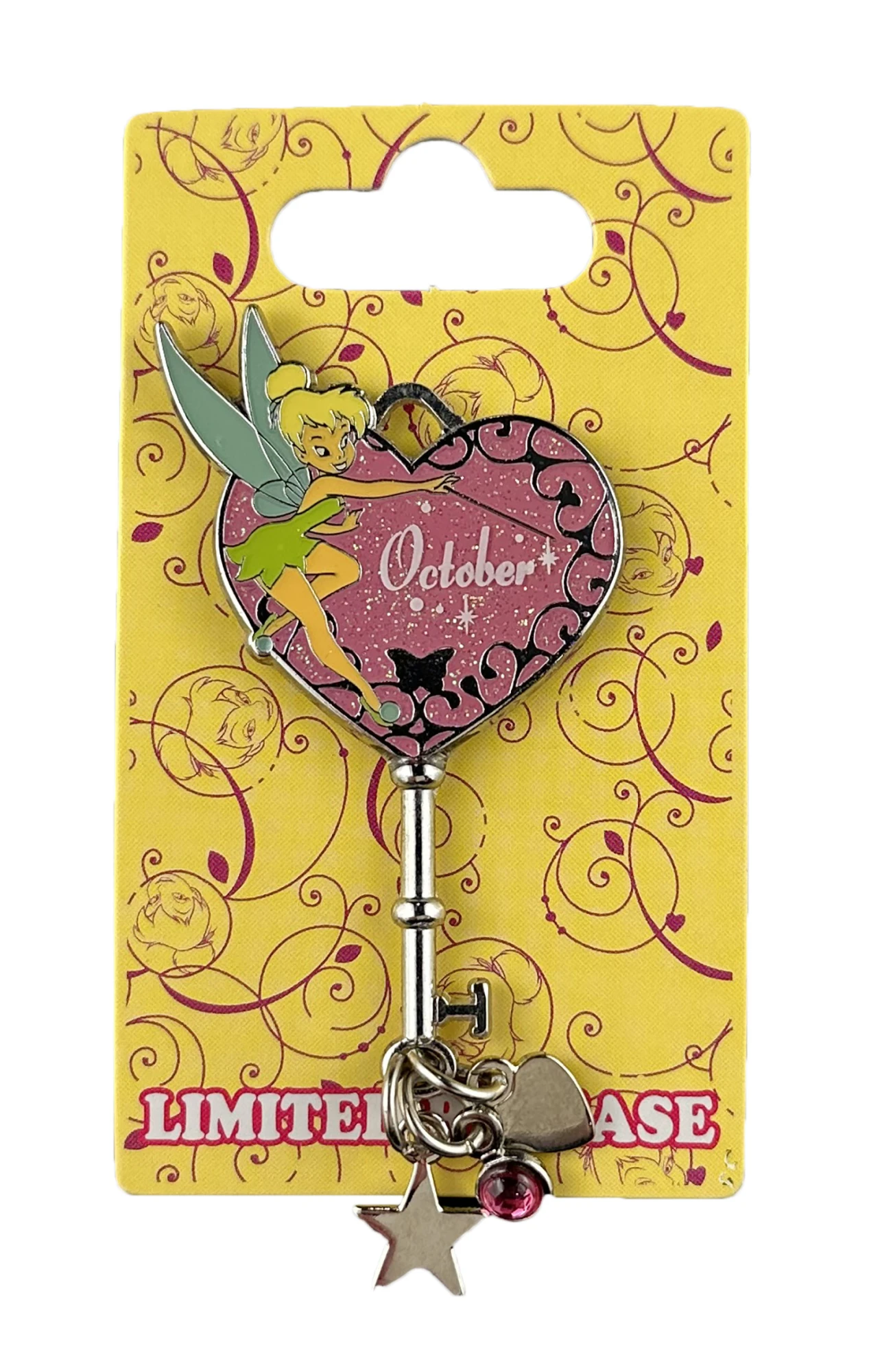 item Disney Pin - Tinker Bell - October - Birthstone Key 81887.webp