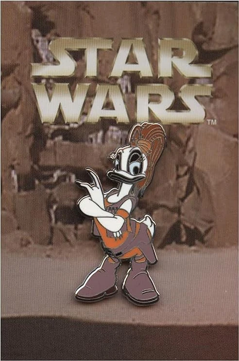 item Disney Pin - Star Wars Mystery Series - Daisy Duck as Aurra Sing 81zh-cbln9l-ac-sy741-jpg