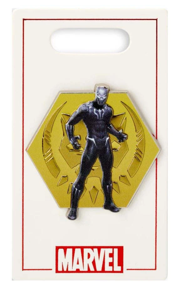 item Disney Pin - Black Panther - Marvel - Hex Coin Style 146194