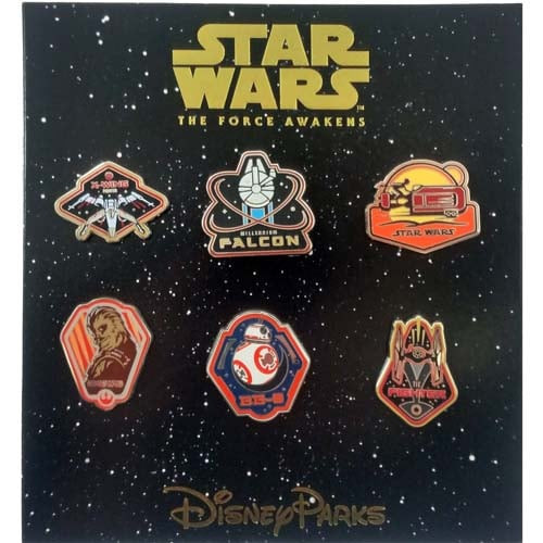 Disney Star Wars - The Force Awakens - Pin Set - Parks Collectibles