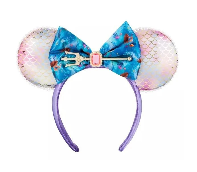 item Disney Parks - Minnie Mouse Ears Headband - The Little Mermaid - Live Action Film The Little Mermaid - Live Action Film