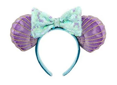 products Disney Parks - Minnie Mouse Ears Headband - The Little Mermaid - Mermaid Hair Don't Care