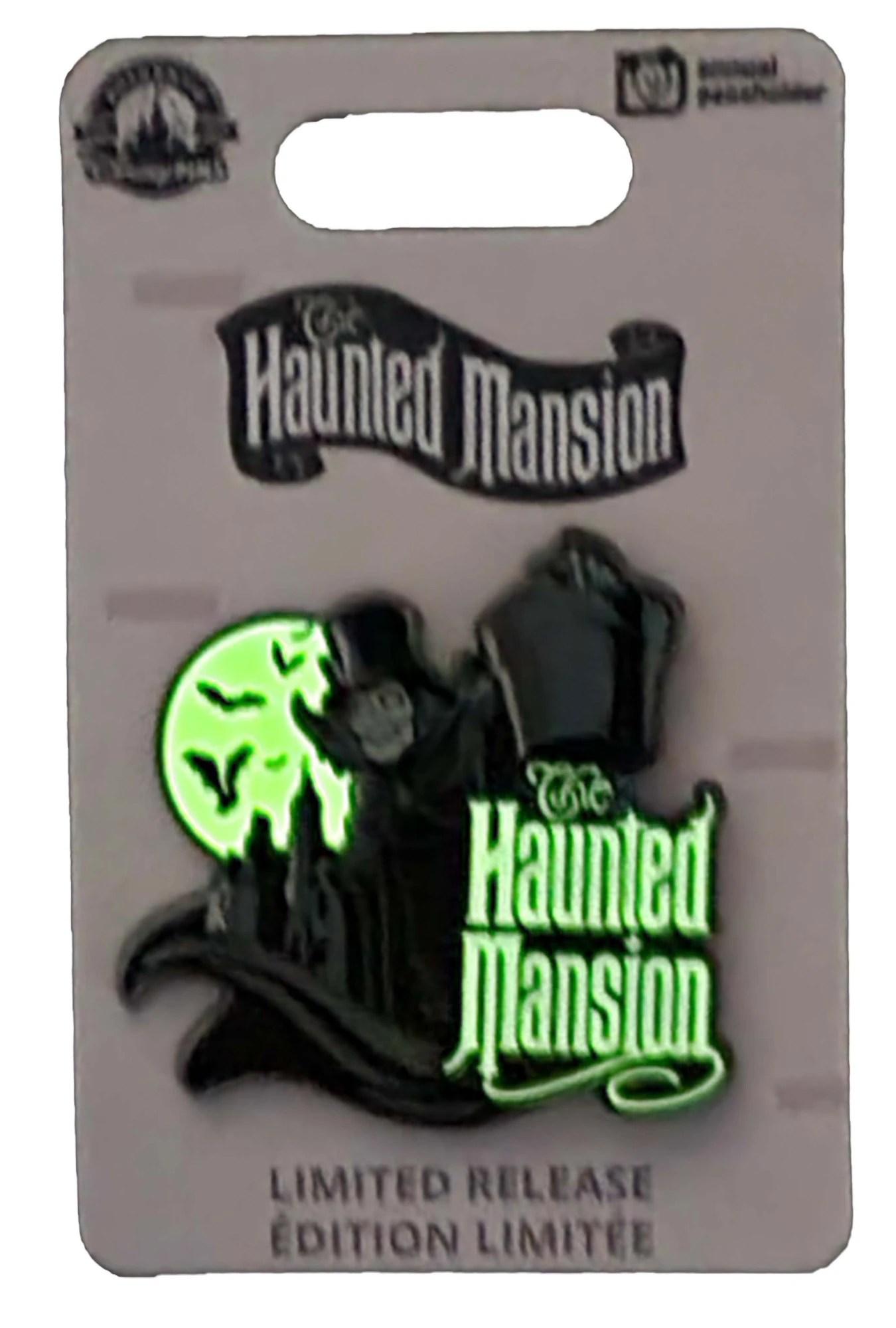 item Disney Pin - Haunted Mansion - Hatbox Ghost - Passholder 151367 2