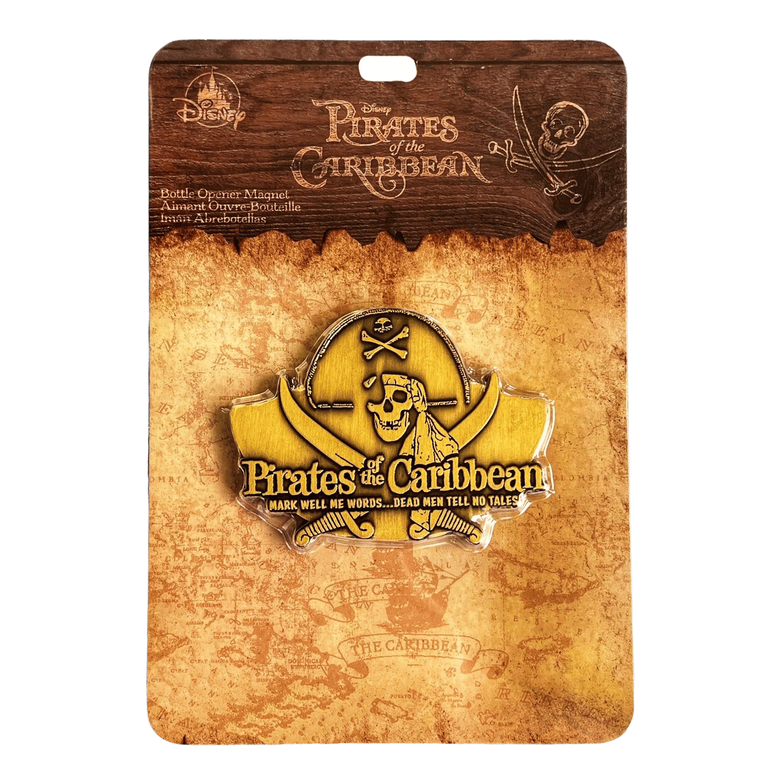 products Disney Bottle Opener Magnet - Pirates Of The Caribbean