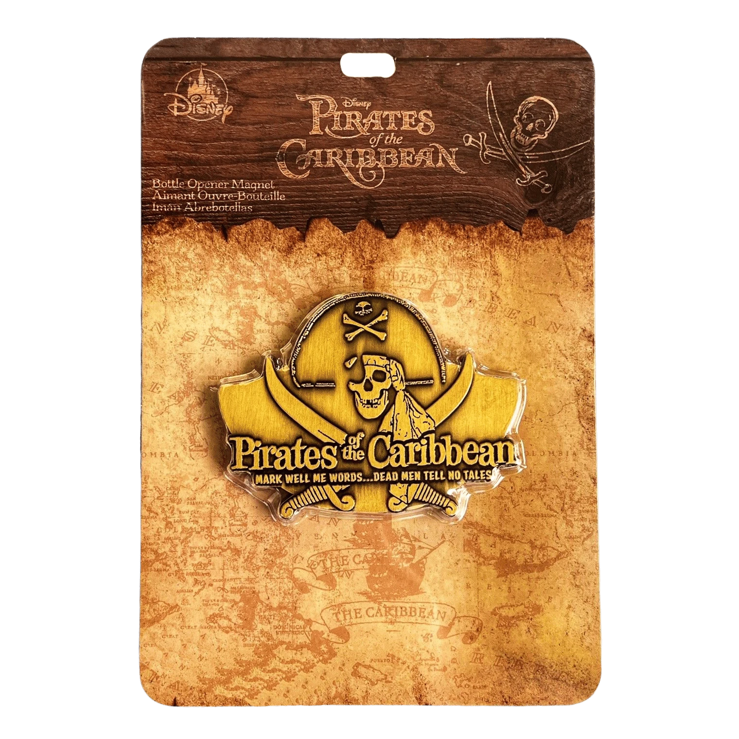 item Disney Bottle Opener Magnet - Pirates Of The Caribbean 102015png