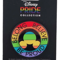 item Disney Pin - Belong, Believe and Be Proud - Rainbow 148091b