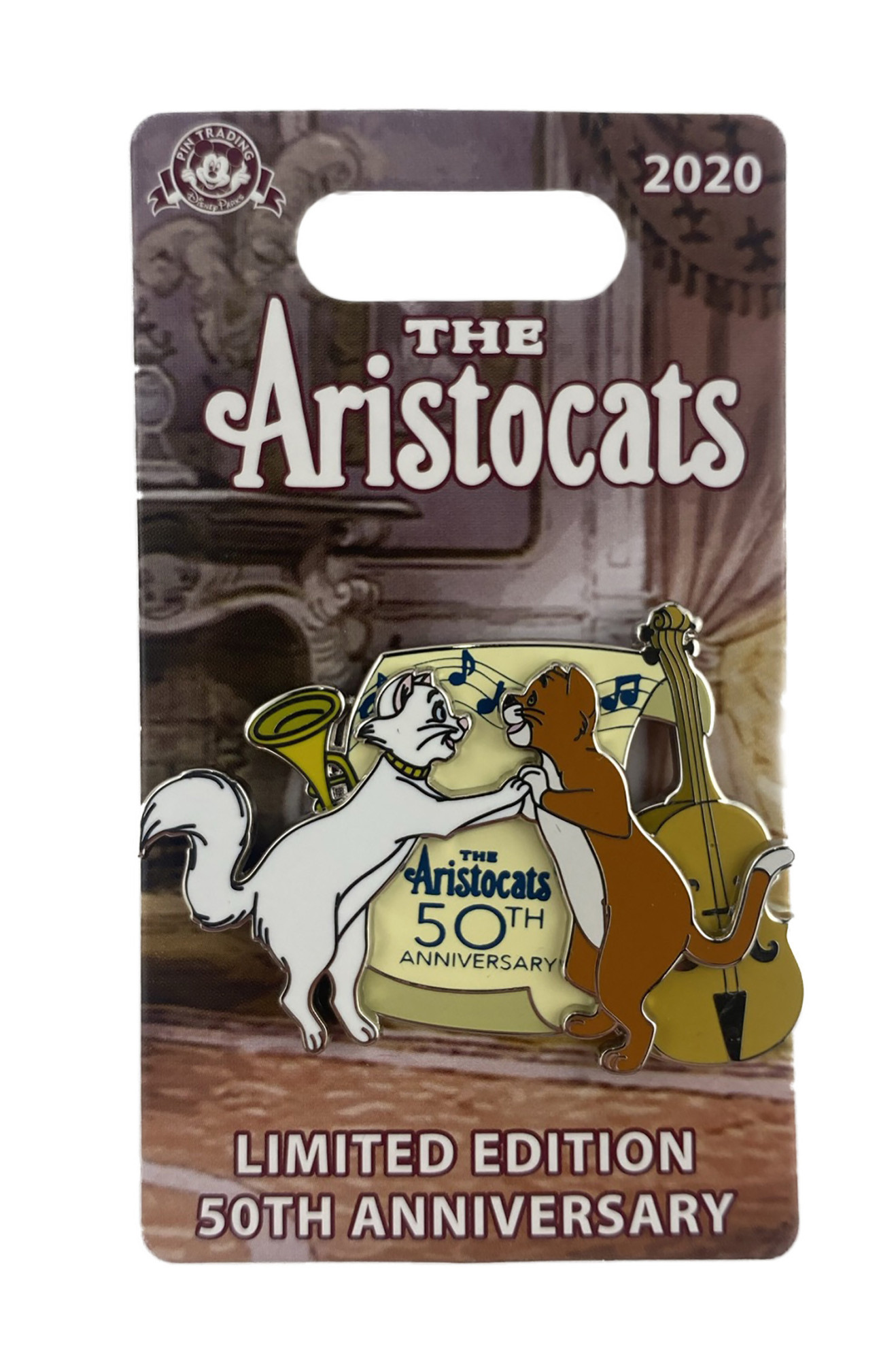products Disney Pin - Aristocats 50th Anniversary - Duchess and Thomas O'Malley