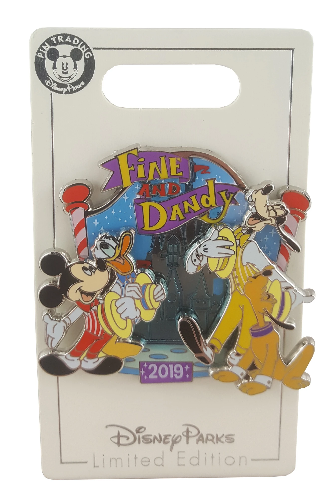 item Disney Pin - Disney - Fall 2019 - Fine and Dandy Day - Mickey Mouse and Pluto 139376 4