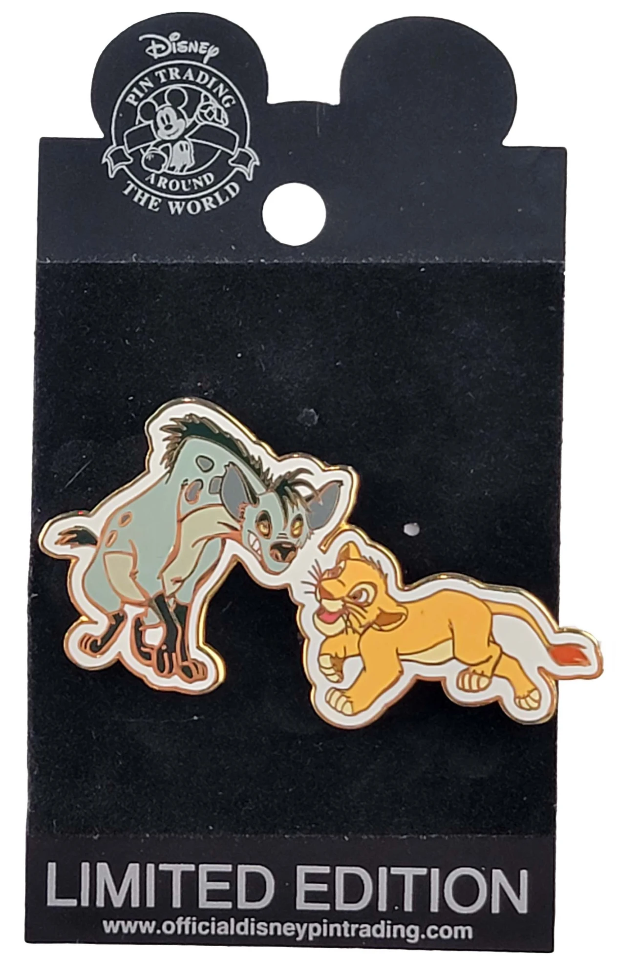 item Disney Pin - Simba & Shenzi - Mickeys Super Star Trading Team 24389.webp