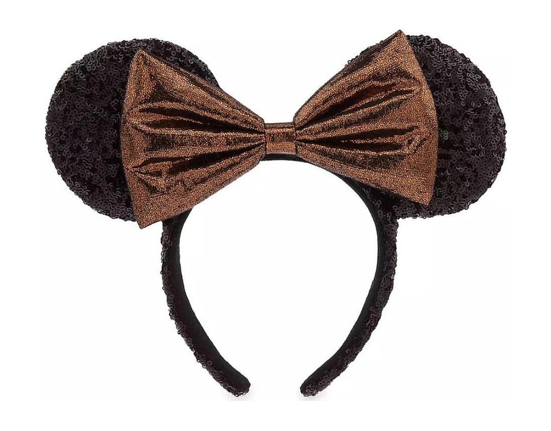 item Disney Parks - Minnie Mouse Ears Headband - Belle Bronze Bow Belle Bronze Bow